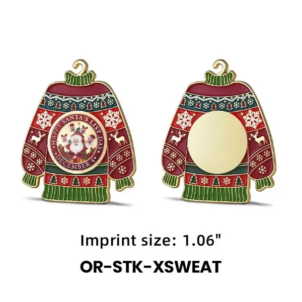 2.5" Custom Stock UV Printing Ornaments - 2.5" Custom Stock UV Printing Ornaments - Image 8 of 9