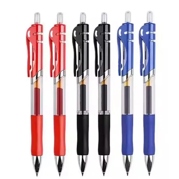 Ergonomic Plastic Gel Pen - Click Type Writing Instrument - Ergonomic Plastic Gel Pen - Click Type Writing Instrument - Image 2 of 3