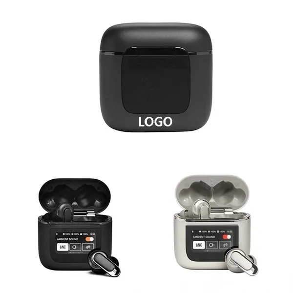 Smart LCD Touch Color Screen Earbuds - Smart LCD Touch Color Screen Earbuds - Image 0 of 3