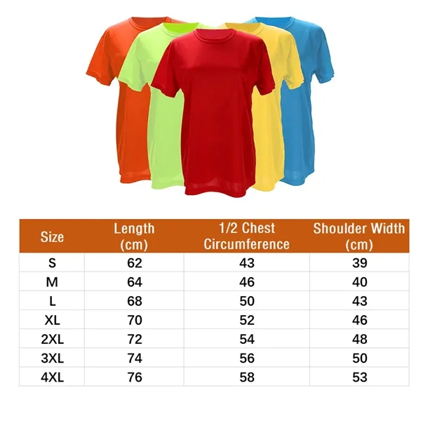 Polyester Custom Sublimation Men Women Election T Shirts - Polyester Custom Sublimation Men Women Election T Shirts - Image 1 of 3
