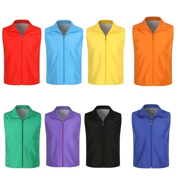 Adult Volunteer Activity Vest Supermarket Uniform Workwear - Adult Volunteer Activity Vest Supermarket Uniform Workwear - Image 0 of 7