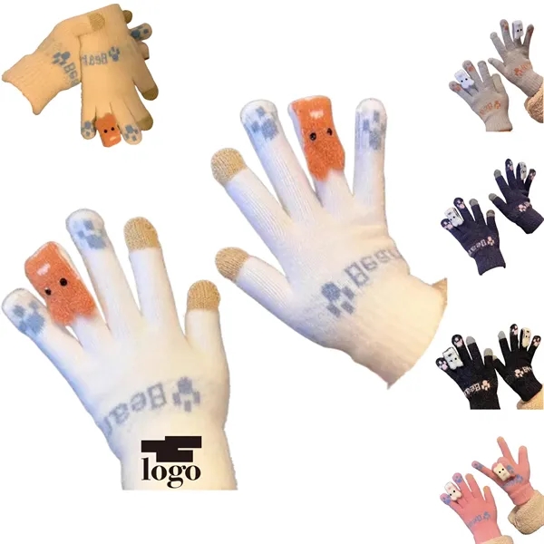 Winter Knitted Touch Screen Gloves - Winter Knitted Touch Screen Gloves - Image 0 of 2