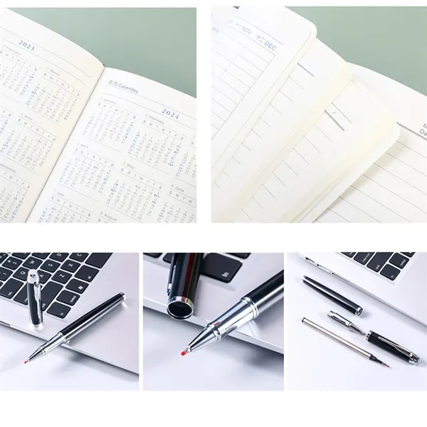 Business Gift Set W/Giftbox Pen Notebook Usb Flash Drive - Business Gift Set W/Giftbox Pen Notebook Usb Flash Drive - Image 2 of 2
