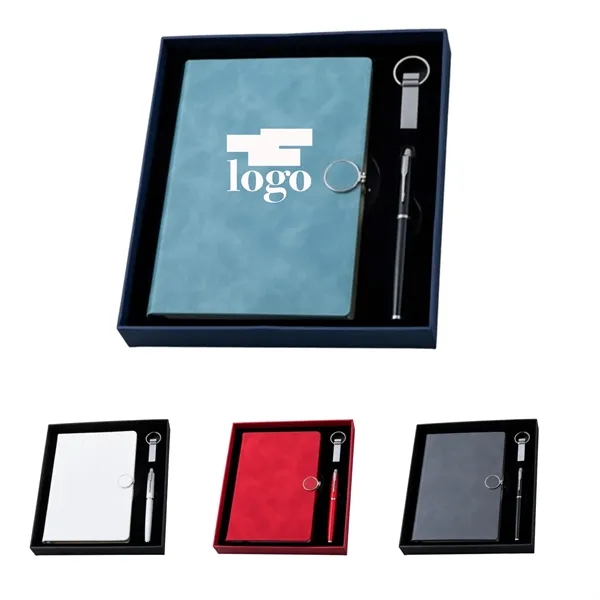 Business Gift Set W/Giftbox Pen Notebook Usb Flash Drive - Business Gift Set W/Giftbox Pen Notebook Usb Flash Drive - Image 0 of 2
