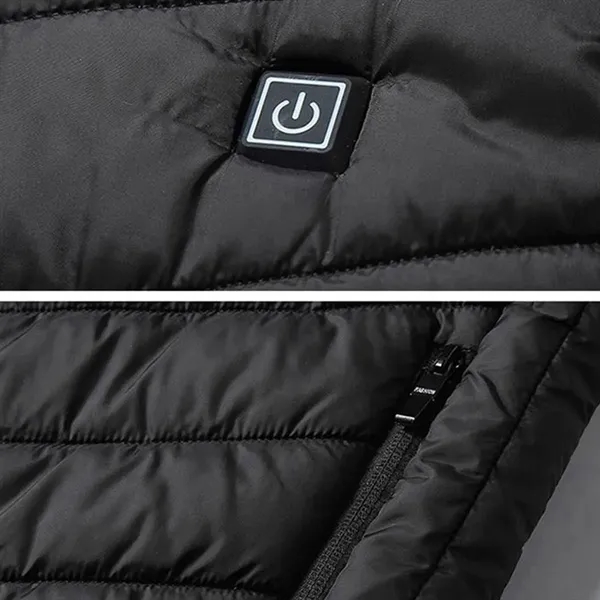 Unisex Heated Jacket Lightweight Vest 9 Heating Blocks - Unisex Heated Jacket Lightweight Vest 9 Heating Blocks - Image 4 of 5