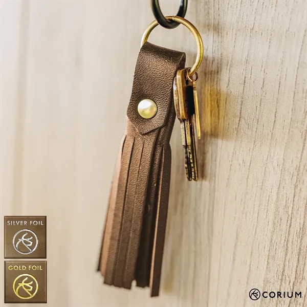 Leather Tassel Keychain. - Leather Tassel Keychain. - Image 5 of 8