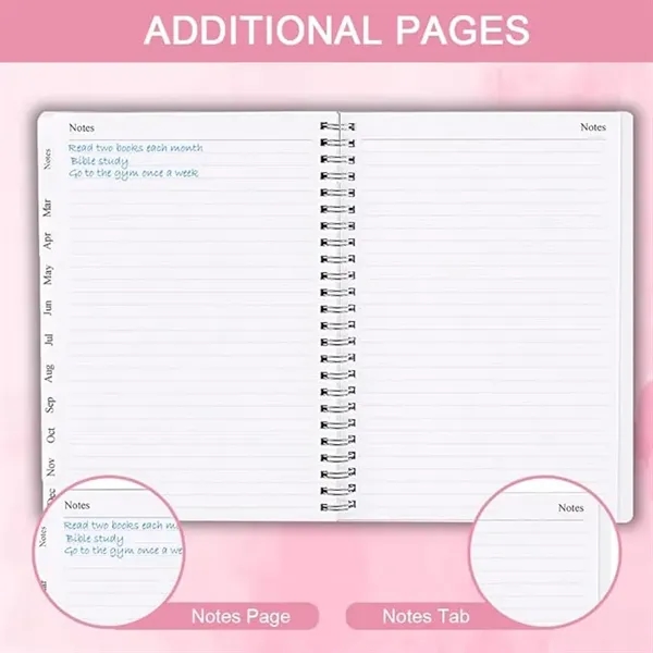 2025 Weekly & Monthly Planner-Calendar Notebook - 2025 Weekly & Monthly Planner-Calendar Notebook - Image 4 of 5