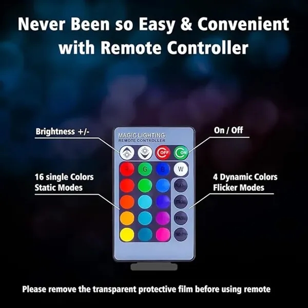 3D Lamp Night Light with Remote & Touch Control - 3D Lamp Night Light with Remote & Touch Control - Image 2 of 10