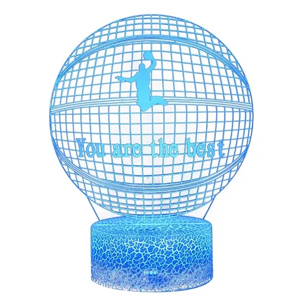 3D Lamp Night Light with Remote & Touch Control - 3D Lamp Night Light with Remote & Touch Control - Image 10 of 10