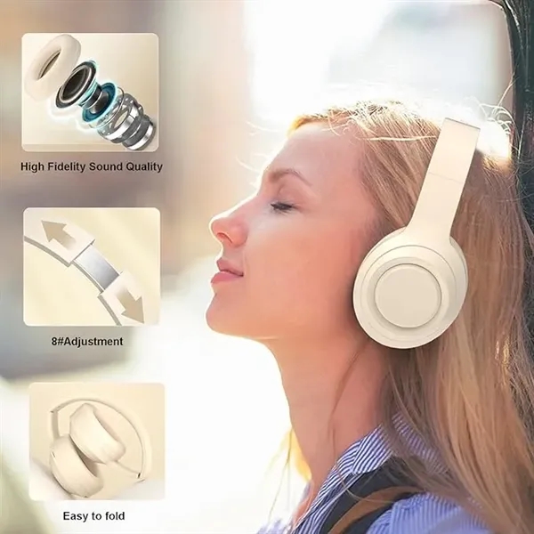 Foldable Wireless Headphones Bluetooth - Foldable Wireless Headphones Bluetooth - Image 1 of 4