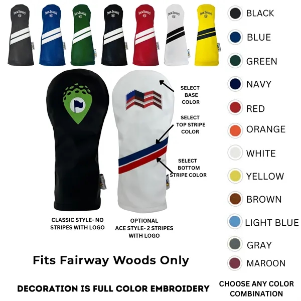 Sunfish Duraleather Fairway Head Cover