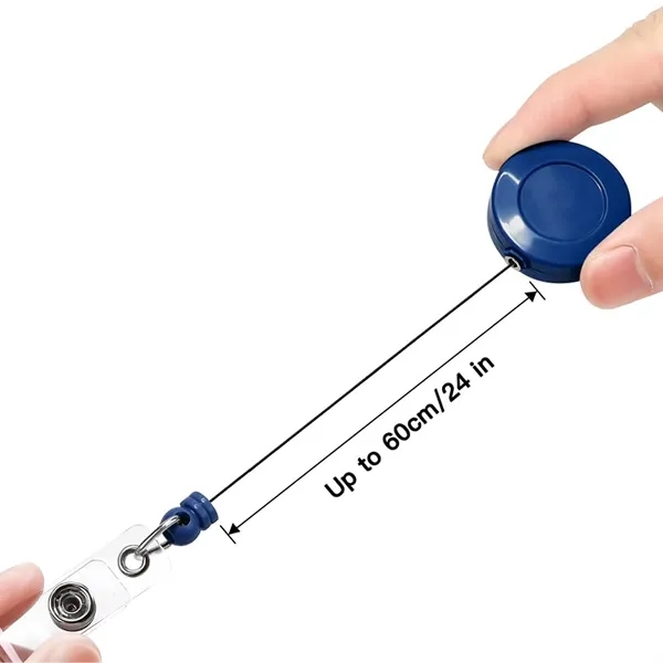 24'' Retractable Badge Holder Reels - 24'' Retractable Badge Holder Reels - Image 2 of 3