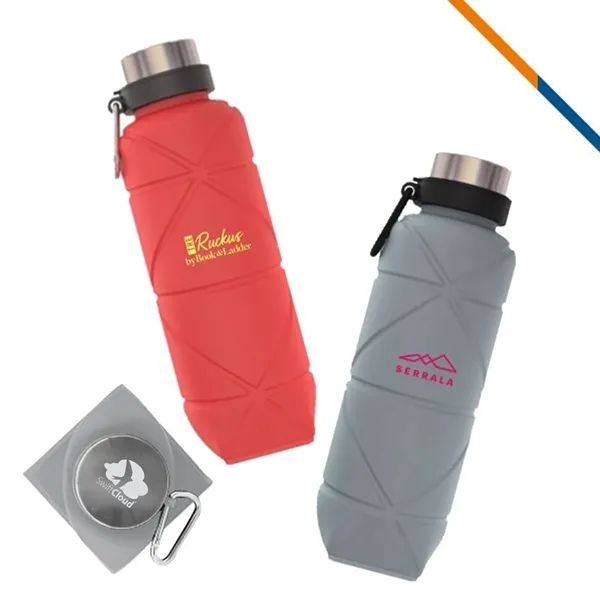 Dimon Collapsible Water Bottle - Dimon Collapsible Water Bottle - Image 1 of 8