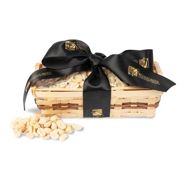 Custom Gift Basket with Peanuts
