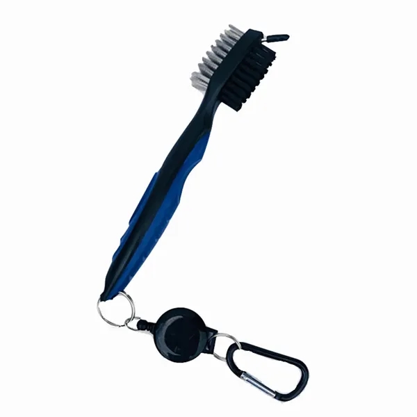 Golf Club Cleaning Brush with Retractable Aluminum Carabiner - Golf Club Cleaning Brush with Retractable Aluminum Carabiner - Image 4 of 6