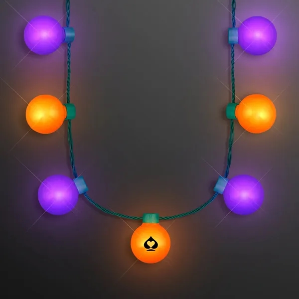Halloween Light Globes Party Necklace - Halloween Light Globes Party Necklace - Image 0 of 3