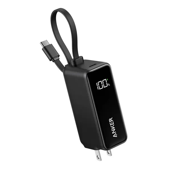 Anker 3-in-1 Power Bank (30W, Fusion, Built-In USB-C Cable) - Anker 3-in-1 Power Bank (30W, Fusion, Built-In USB-C Cable) - Image 4 of 4