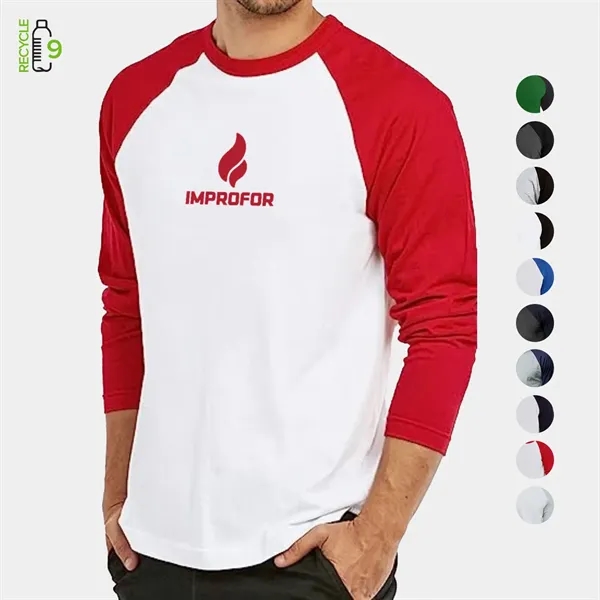 REPREVE® - Men's rPET Performance Baseball Jersey - REPREVE® - Men's rPET Performance Baseball Jersey - Image 0 of 13