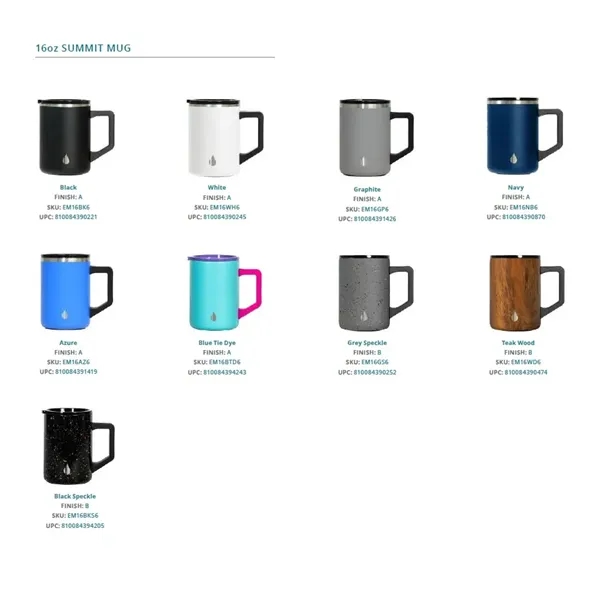 16oz Summit Mug - Vacuum Insulated Stainless Steel - 16oz Summit Mug - Vacuum Insulated Stainless Steel - Image 1 of 32