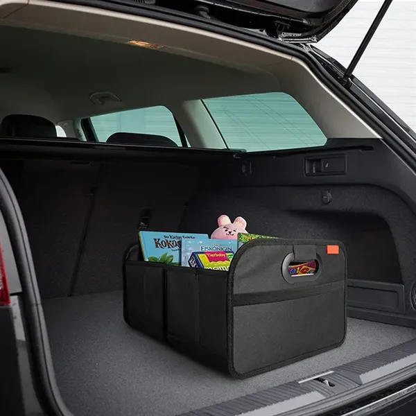 Collapsible 2 Compartment Car Organizers 300D Oxford cloth - Collapsible 2 Compartment Car Organizers 300D Oxford cloth - Image 4 of 4