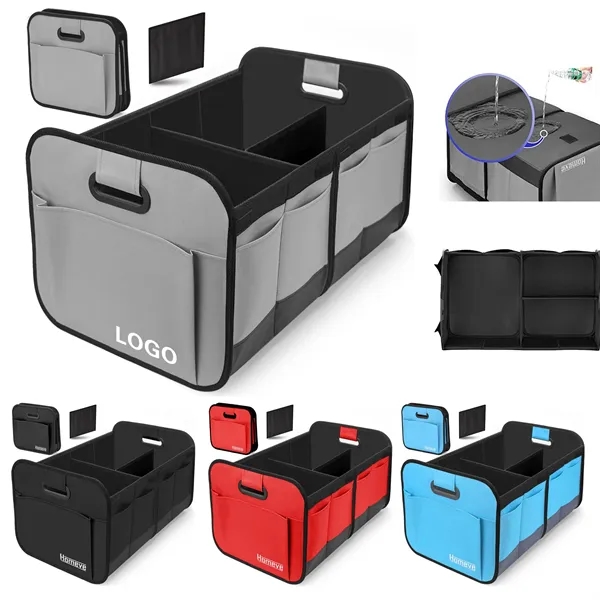 Collapsible Multi-Compartment Car Organizers - Collapsible Multi-Compartment Car Organizers - Image 0 of 5
