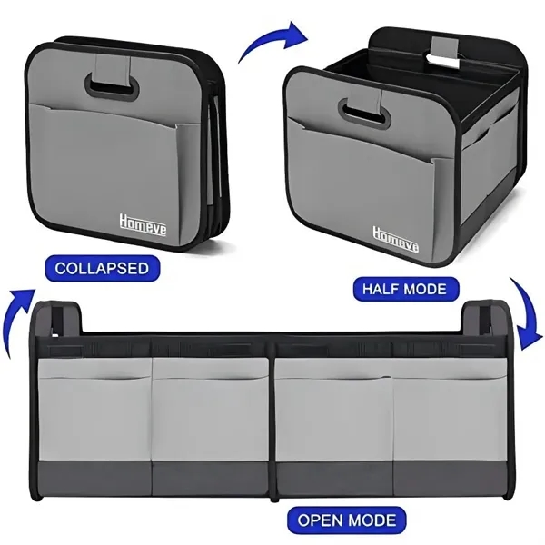 Collapsible Multi-Compartment Car Organizers - Collapsible Multi-Compartment Car Organizers - Image 1 of 5