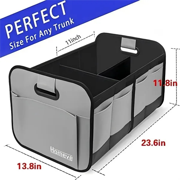 Collapsible Multi-Compartment Car Organizers - Collapsible Multi-Compartment Car Organizers - Image 5 of 5