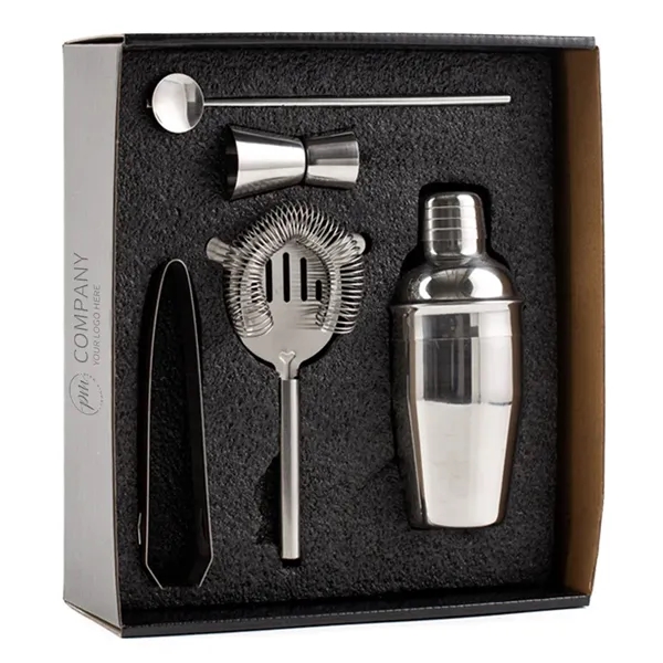 Bar Party Lightweight Bartender Kit Cocktail Shaker Set - Bar Party Lightweight Bartender Kit Cocktail Shaker Set - Image 0 of 3