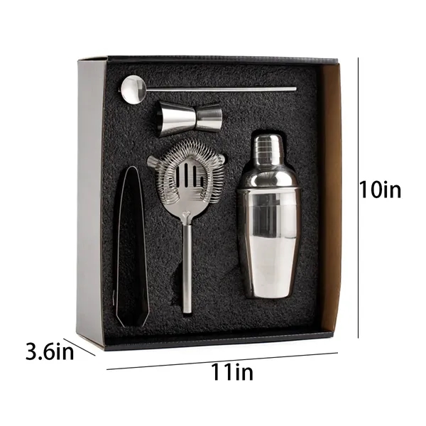 Bar Party Lightweight Bartender Kit Cocktail Shaker Set - Bar Party Lightweight Bartender Kit Cocktail Shaker Set - Image 1 of 3