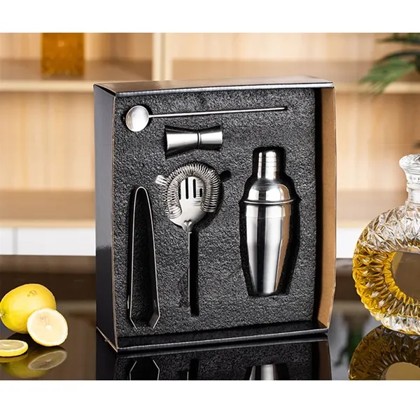 Bar Party Lightweight Bartender Kit Cocktail Shaker Set - Bar Party Lightweight Bartender Kit Cocktail Shaker Set - Image 2 of 3