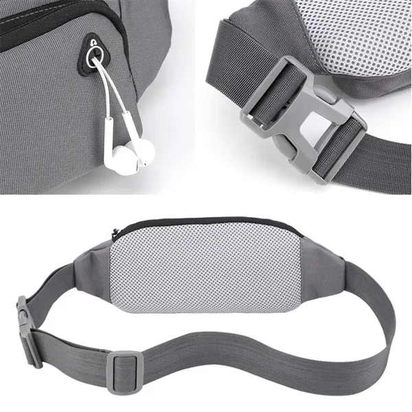 Outdoor Sports Gym Leisure Crossbody Chest Waist Pouch Bag - Outdoor Sports Gym Leisure Crossbody Chest Waist Pouch Bag - Image 2 of 2