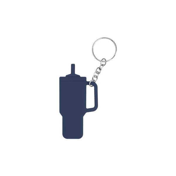 Intrepid Tumbler Shaped Silicone Key Ring - Intrepid Tumbler Shaped Silicone Key Ring - Image 3 of 6