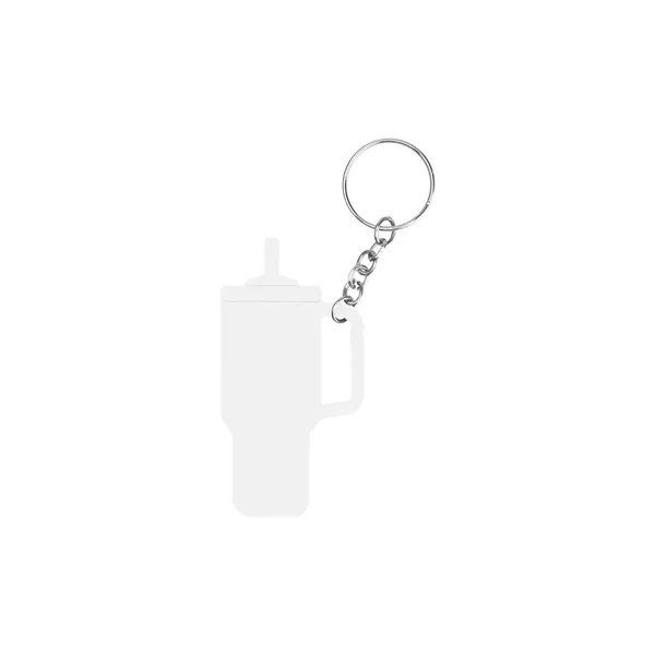 Intrepid Tumbler Shaped Silicone Key Ring - Intrepid Tumbler Shaped Silicone Key Ring - Image 6 of 6