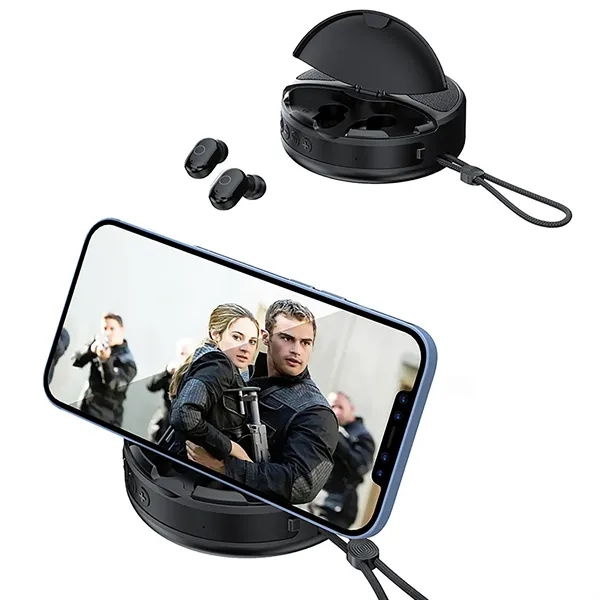 2 in 1 rechargeable wireless earbuds bluetooth speaker combo - 2 in 1 rechargeable wireless earbuds bluetooth speaker combo - Image 1 of 6