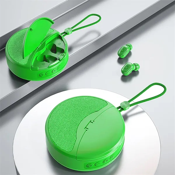 2 in 1 rechargeable wireless earbuds bluetooth speaker combo - 2 in 1 rechargeable wireless earbuds bluetooth speaker combo - Image 5 of 6
