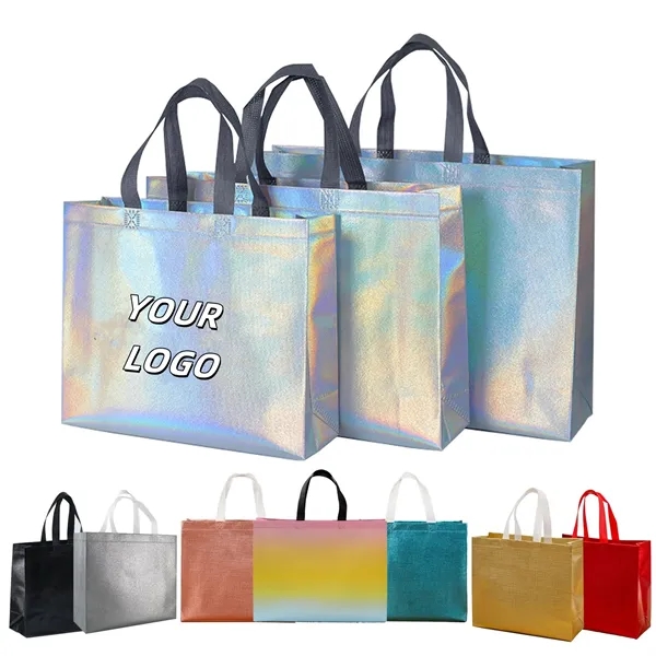 Glossy Reusable Grocery Bags - Glossy Reusable Grocery Bags - Image 0 of 7