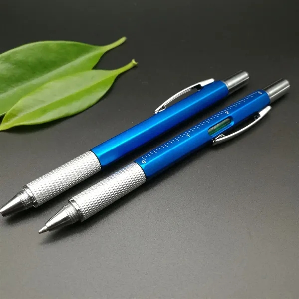 6 in 1 Multi-Tool Screen Touch Ballpoint Pen - 6 in 1 Multi-Tool Screen Touch Ballpoint Pen - Image 2 of 3