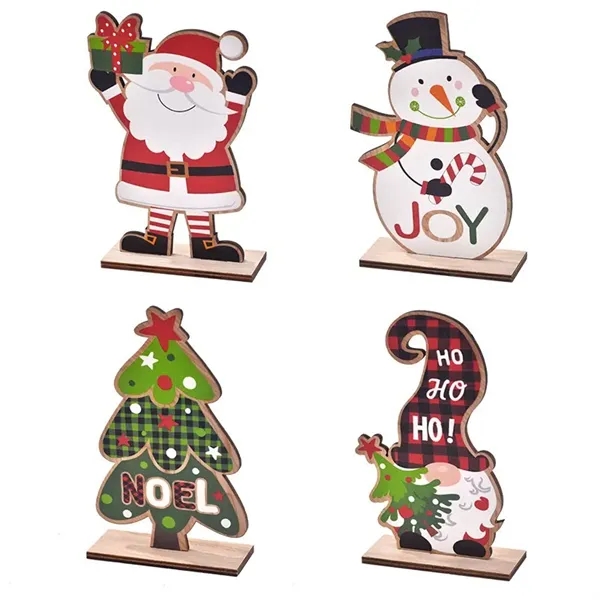 Christmas Wood Ornament Standing Sign - Christmas Wood Ornament Standing Sign - Image 1 of 1