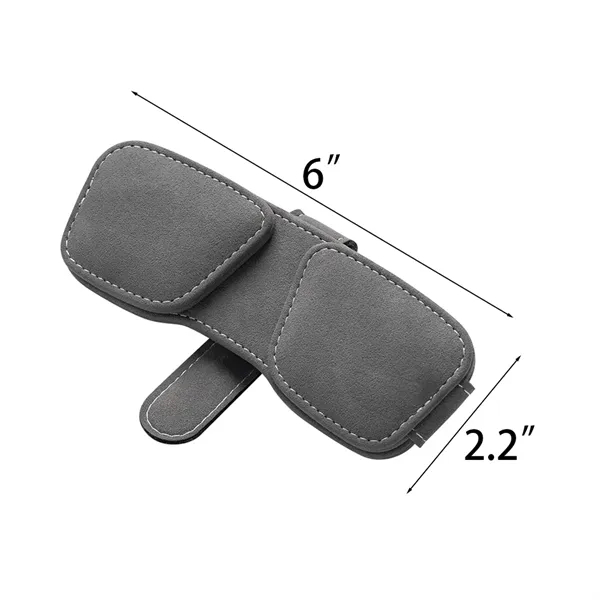 Non-slip Soft Magnetic Universal Car Visor Sunglasses Holder - Non-slip Soft Magnetic Universal Car Visor Sunglasses Holder - Image 1 of 2