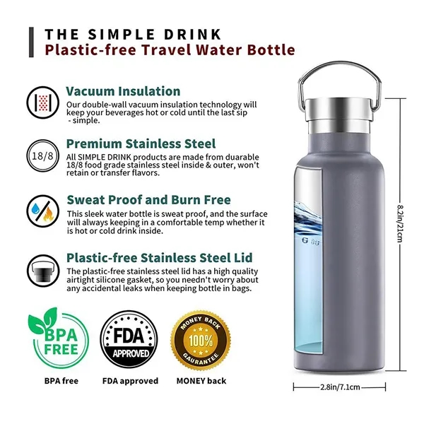 20oz Insulated Water Bottles - 20oz Insulated Water Bottles - Image 5 of 5