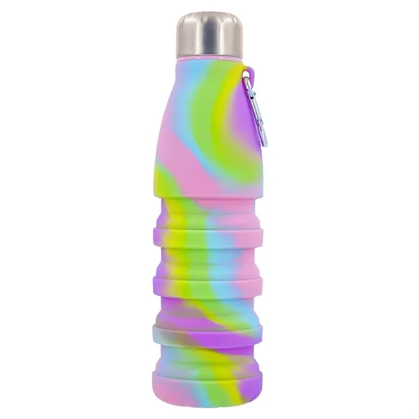 18oz Silicone Foldable Travel Water Bottle - 18oz Silicone Foldable Travel Water Bottle - Image 1 of 3