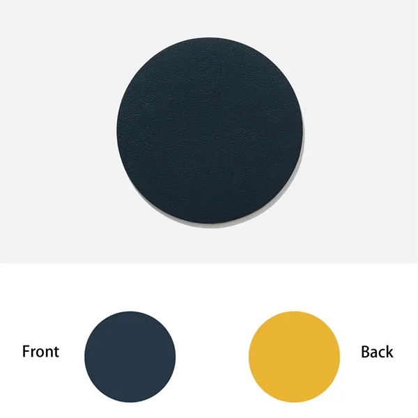 PU Leather Insulated Round Coasters Double Sided MOQ50pcs - PU Leather Insulated Round Coasters Double Sided MOQ50pcs - Image 4 of 11