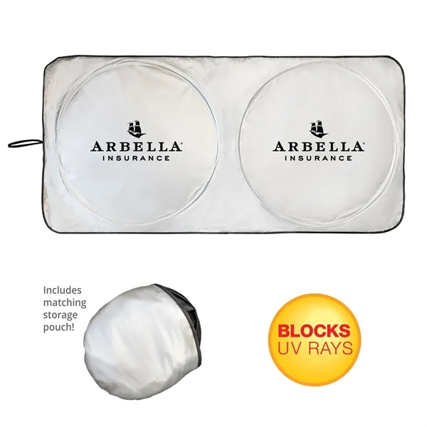 The Car Shade - UV Windshield Sunshade w/Pouch - The Car Shade - UV Windshield Sunshade w/Pouch - Image 0 of 1