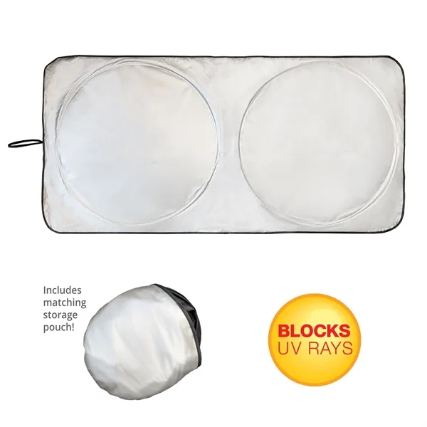 The Car Shade - UV Windshield Sunshade w/Pouch - The Car Shade - UV Windshield Sunshade w/Pouch - Image 1 of 1