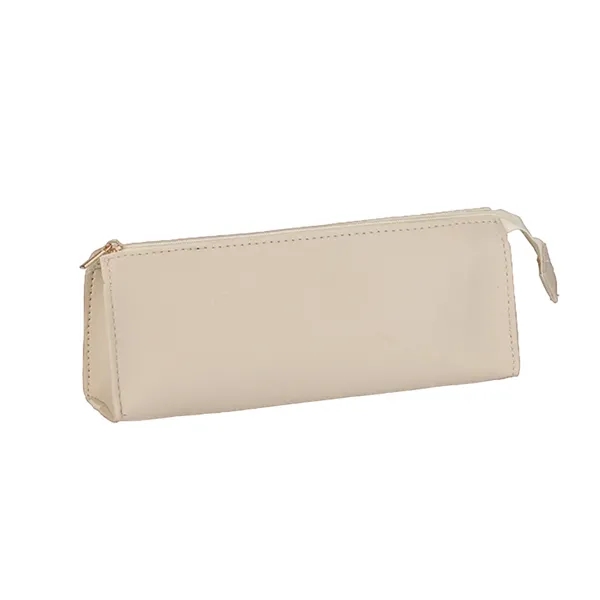 Large Capacity Leather Pencil Pouch - Large Capacity Leather Pencil Pouch - Image 1 of 5