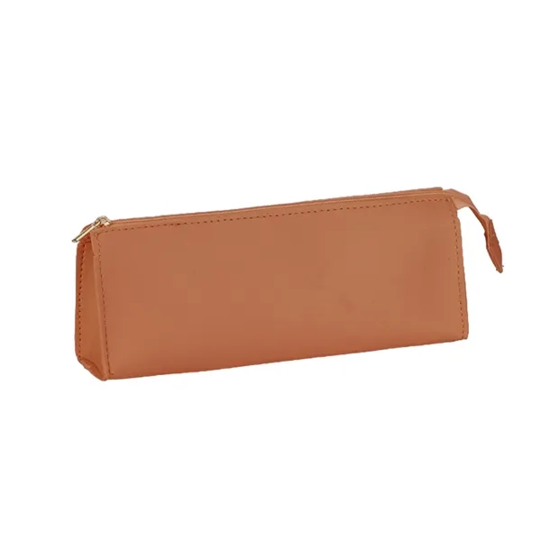 Large Capacity Leather Pencil Pouch - Large Capacity Leather Pencil Pouch - Image 3 of 5