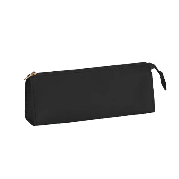 Large Capacity Leather Pencil Pouch - Large Capacity Leather Pencil Pouch - Image 4 of 5