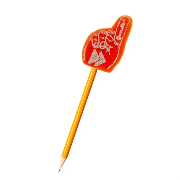 3" #1 Foam Finger Pencil Topper - 3" #1 Foam Finger Pencil Topper - Image 0 of 0