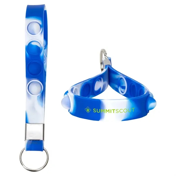 Push Pop Stress Reliever Keychain - Push Pop Stress Reliever Keychain - Image 2 of 13