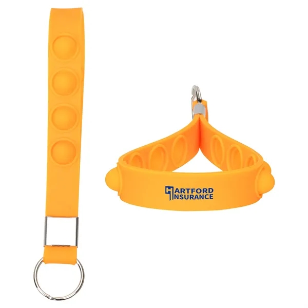 Push Pop Stress Reliever Keychain - Push Pop Stress Reliever Keychain - Image 6 of 13